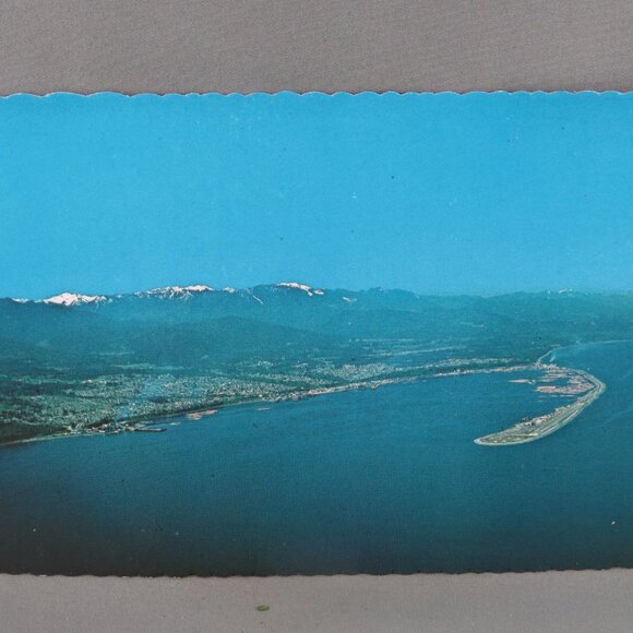 Vintage Postcard - Port Angeles Washington Aerial Picture - Ellis Postcard Co - Picture 1 of 4